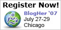 BlogHer 07 registration button