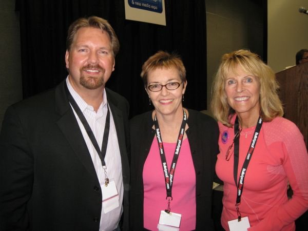 Lee Odden, Denise Wakeman, Patsi Krakoff at BlogWorldO8: photo copyright toprankonlinemarketing