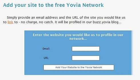 Yovia signup