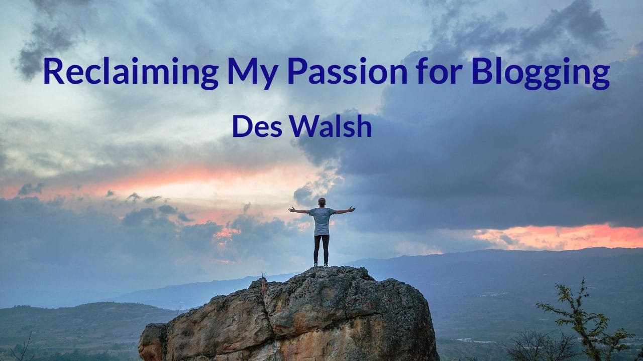 Reclaiming My Passion for Blogging - Video