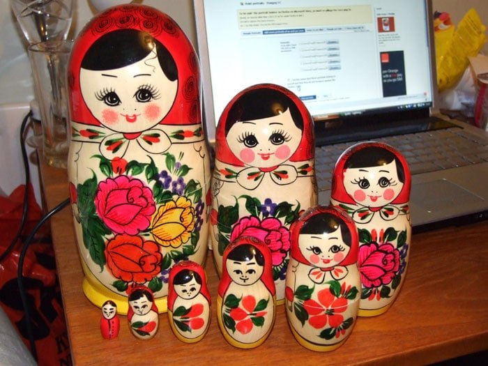 Russian Dolls, by Paul Huxley via flickr